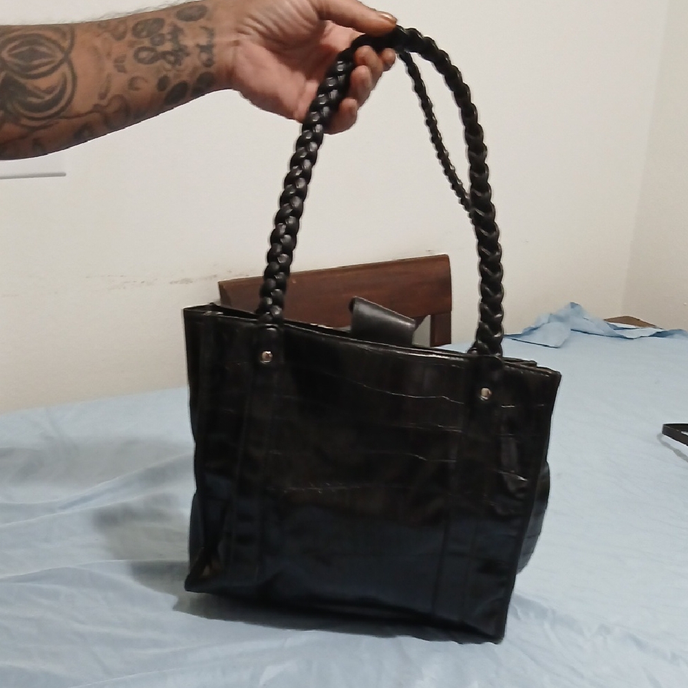 Peck & Peck Black Interior Tote